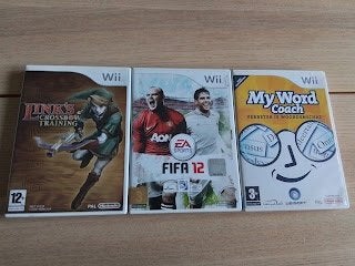 3 Nintendo Wii games, Overige genres, Ophalen of Verzenden, Zo goed als nieuw, 3 spelers of meer