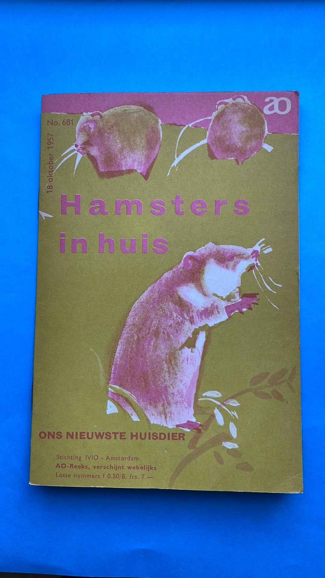 Goudhamsters, Boeken, Ophalen of Verzenden, Gelezen, Konijnen of Knaagdieren