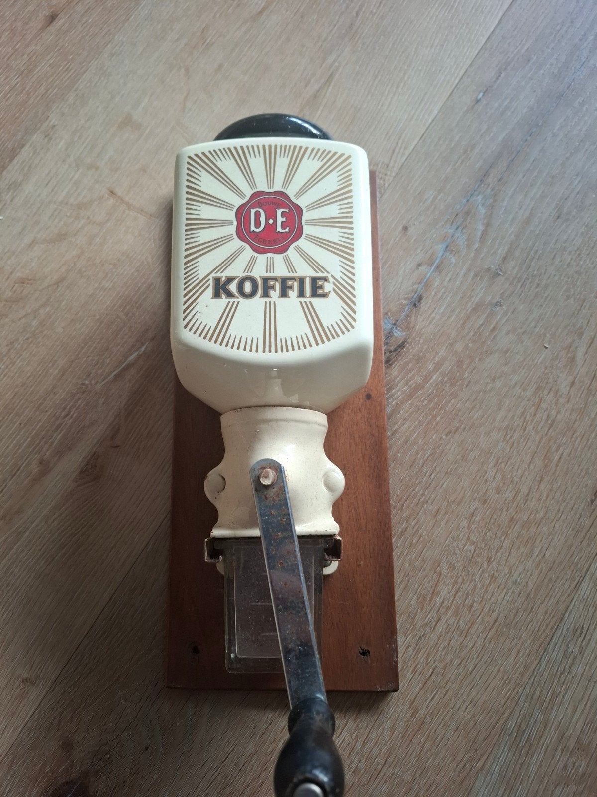 Vintage Douwe Egberts Koffiemolen - Wandmodel, Ophalen