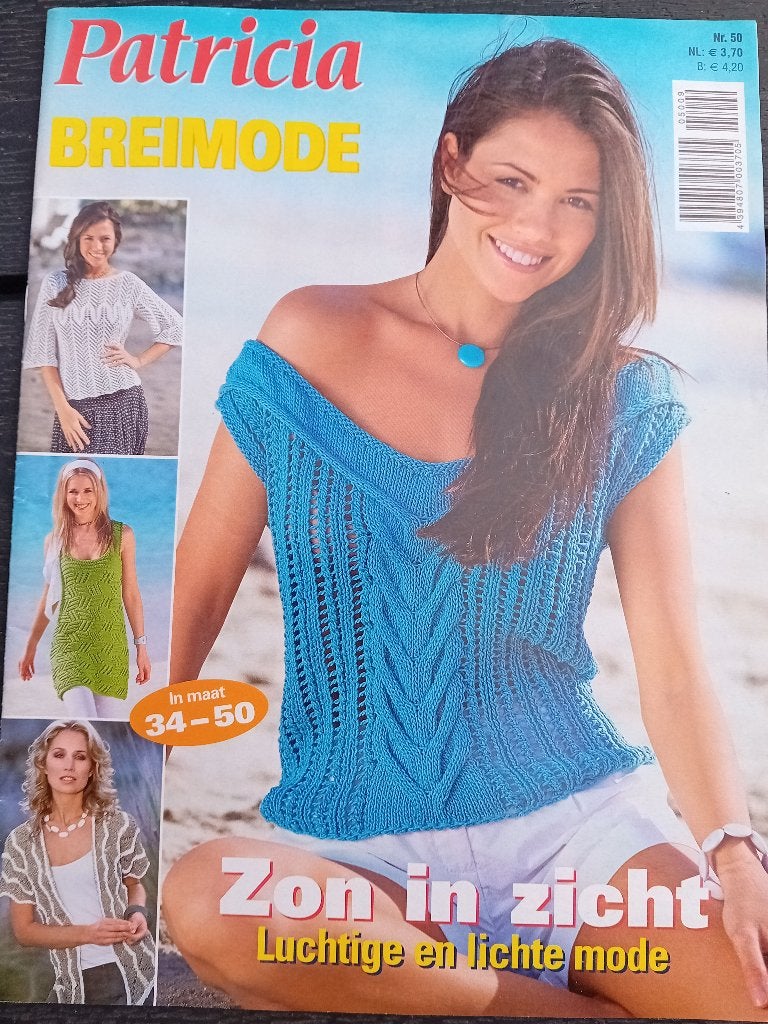 Breiblad Patricia nr.50, Hobby en Vrije tijd, Ophalen of Verzenden, Zo goed als nieuw, Breien, Patroon of Boek