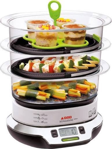 Tefal / Seb Vitacuisine Compact Stoomkoker - Gezond Koken, Witgoed en Apparatuur, Stoomapparaten, Zo goed als nieuw, Ophalen of Verzenden