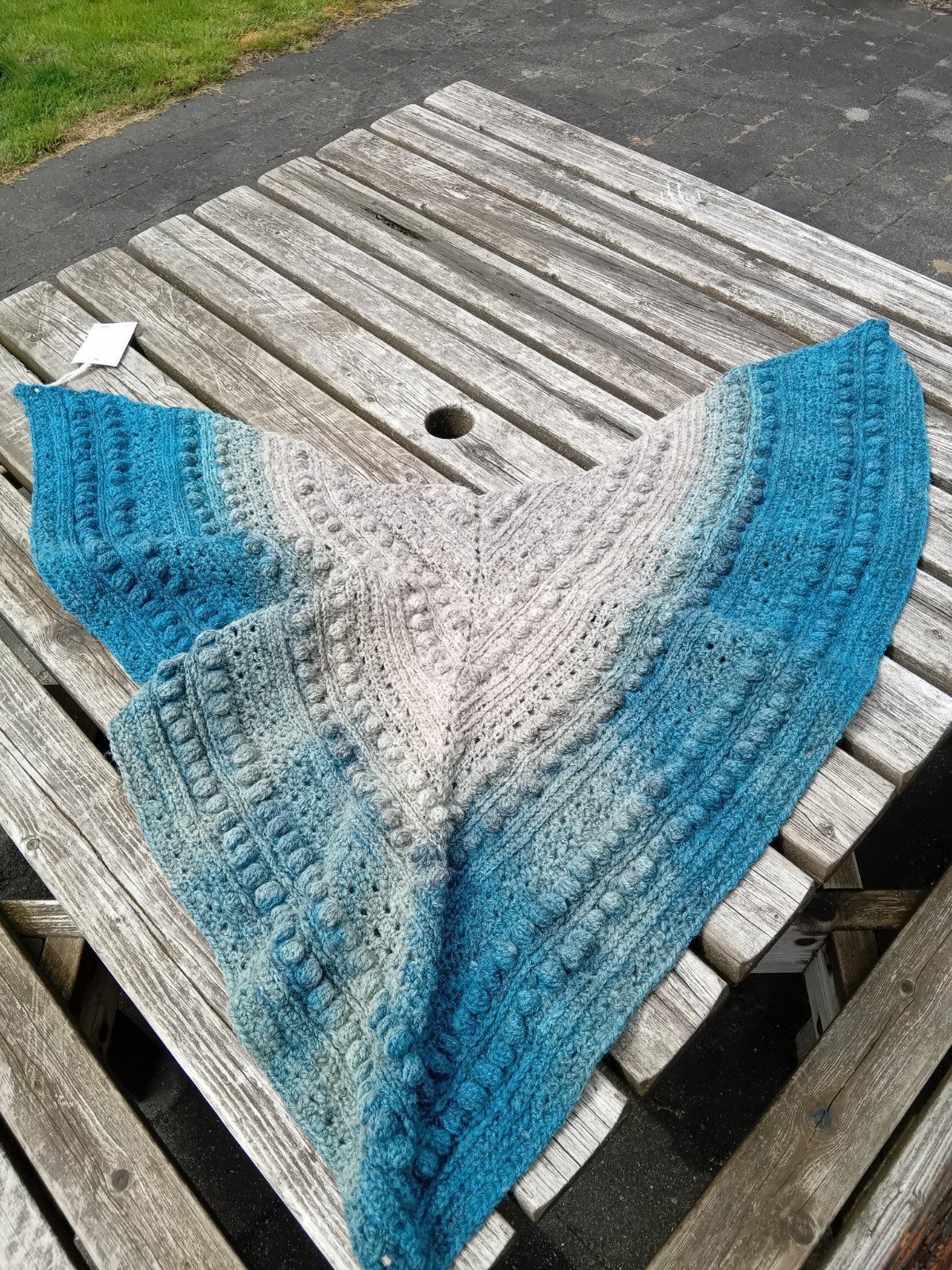 Nieuwe handgemaakte omslagdoek van Teugse lamswol, Handgemaakt, Ophalen, Nieuw