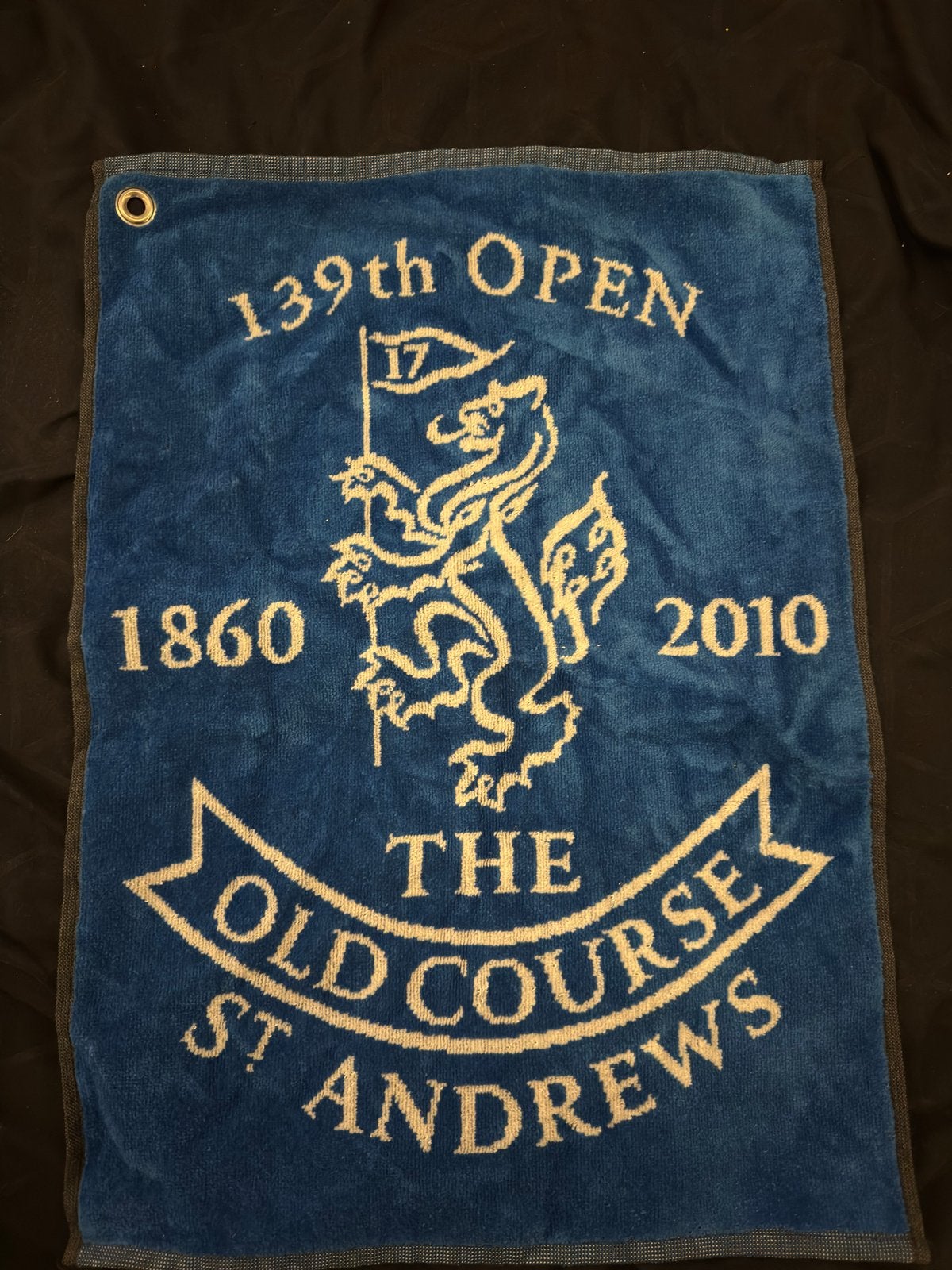 Old Course St Andrews Golf Handdoek - 139th Open 2010, Ophalen of Verzenden, Gebruikt, Overige typen, Overige merken