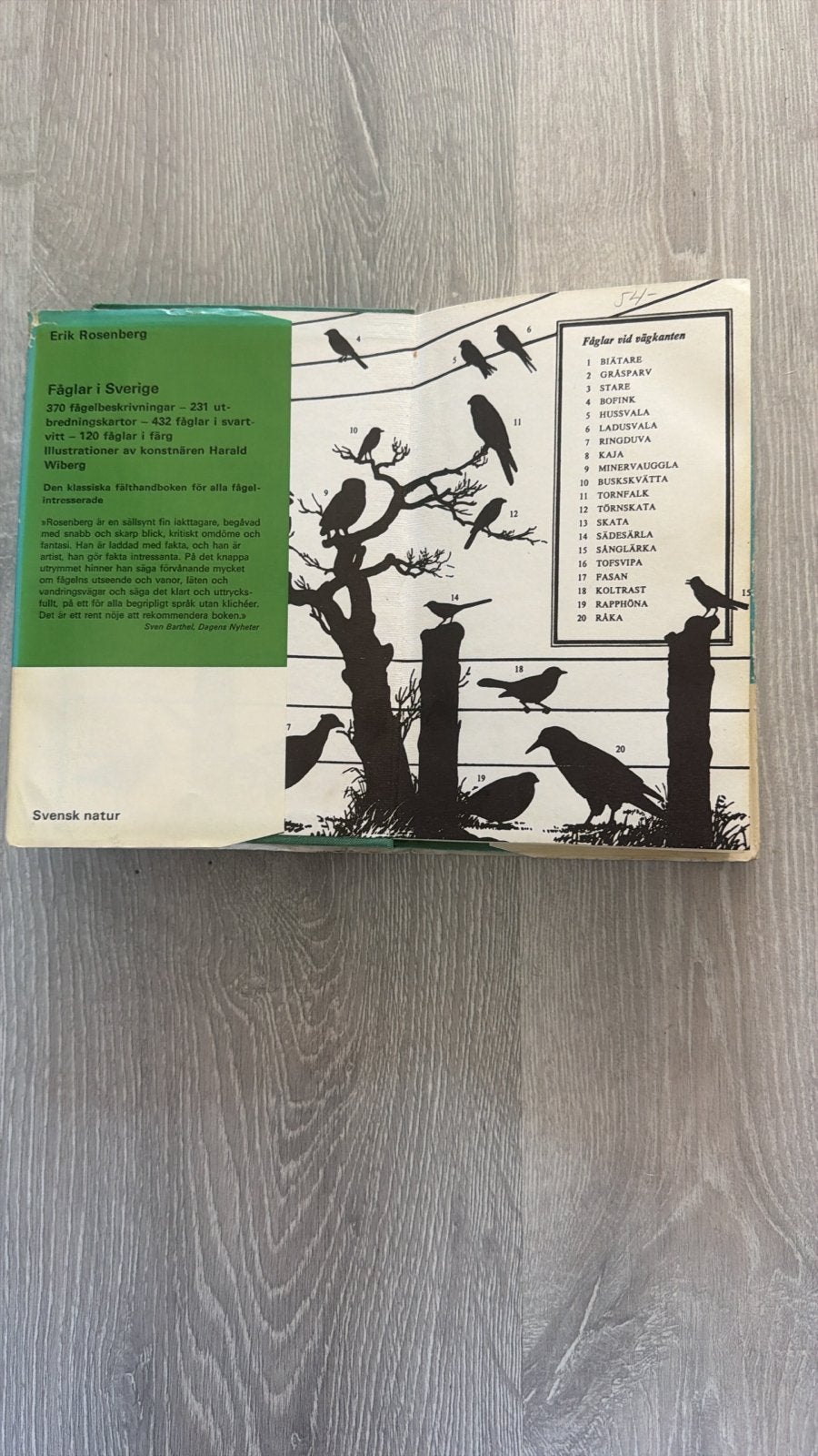 Vogels van Europa - Zweeds vogelboek, Ophalen, Gelezen, Vogels