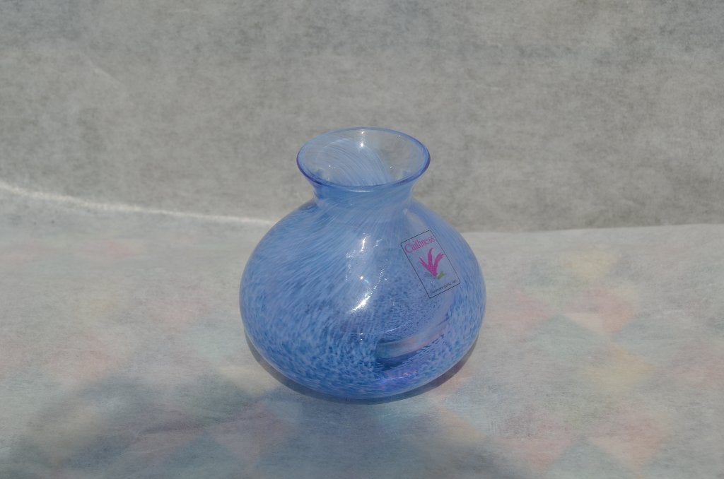 Klein puntgaaf vaasje Caithness glas, Schots dus., Ophalen of Verzenden