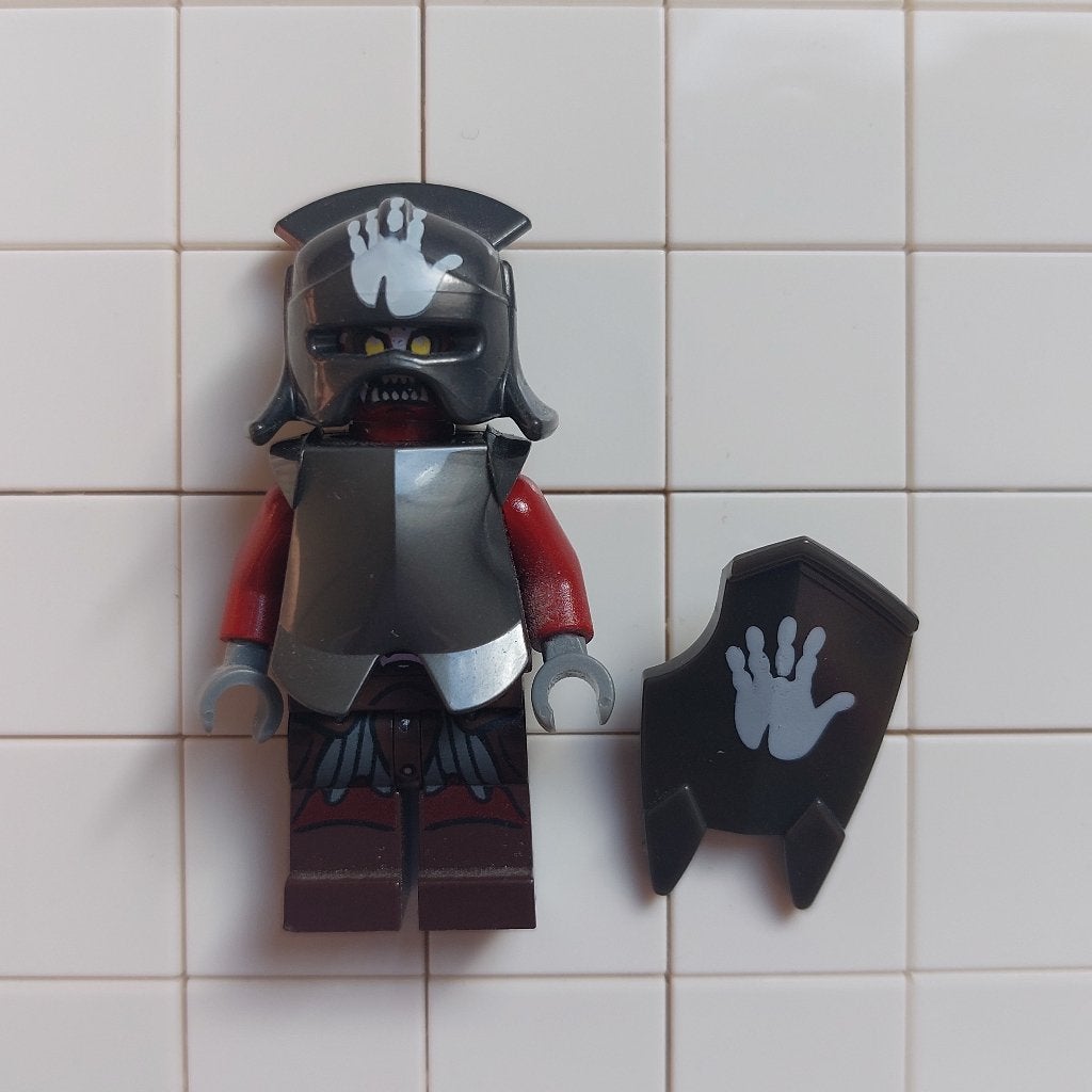 LEGO LOTR Minifig - Uruk-Hai - lor022, Kinderen en Baby's, Speelgoed | Duplo en Lego, Ophalen of Verzenden, Zo goed als nieuw