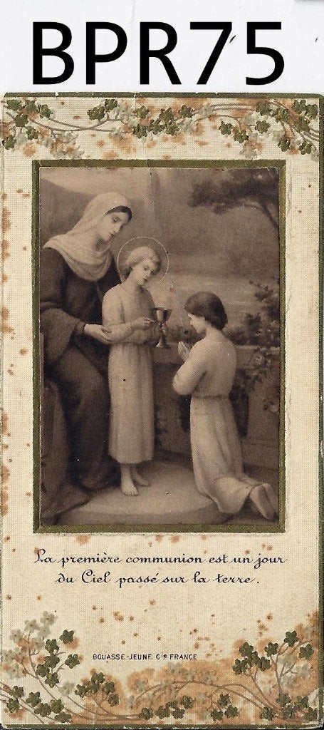 bpr75 prentje uit 1933, Ophalen of Verzenden, Gebruikt, Kaart of Prent, Christendom | Katholiek