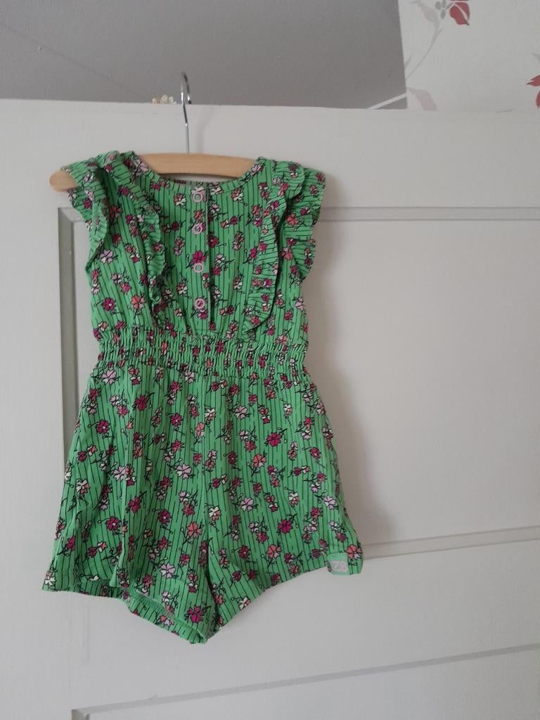 Mooie zomerse jumpsuit z8 80, Kinderen en Baby's, Babykleding | Maat 80, Meisje, Z8, Ophalen of Verzenden, Zo goed als nieuw