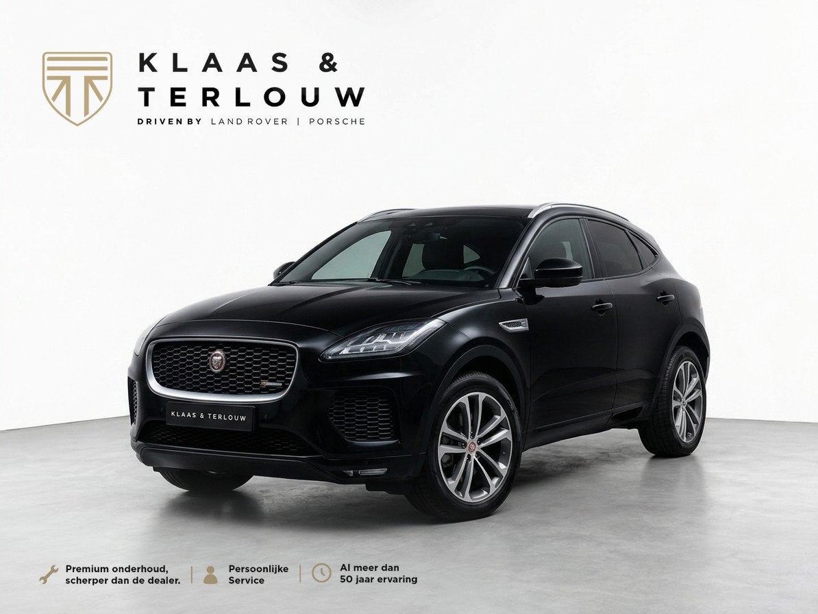 Jaguar E-Pace 2.0 P250 AWD S R-Dynamic | Leer | Panoramadak, Auto's, 249 pk, Euro 6, 4 cilinders, Zwart