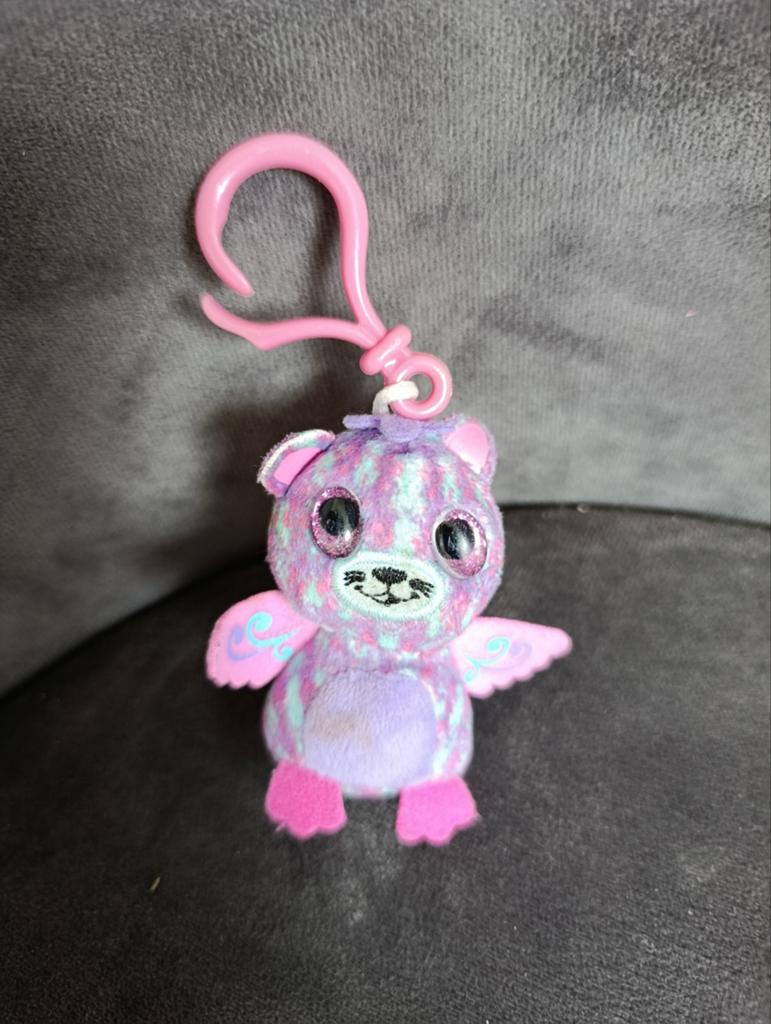 Hatchimals kat hatchimal  sleutelhanger roze paars, Gebruikt, Overige merken, Overige karakters, Ophalen of Verzenden