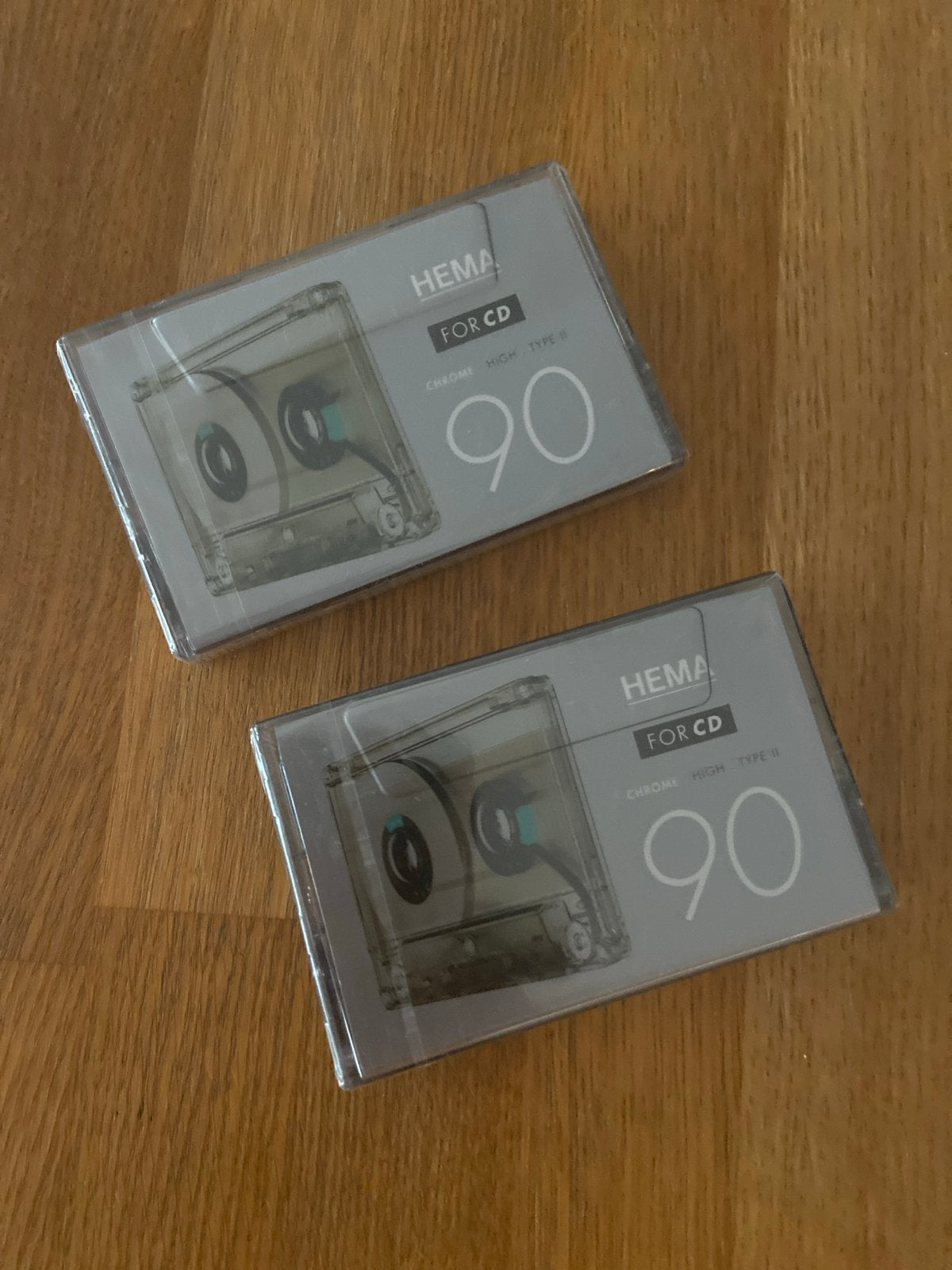 Nieuwe HEMA Chrome High Type II 90 minuten cassettebandjes, 2 t/m 25 bandjes, Overige genres, Ophalen of Verzenden, Nieuw in verpakking