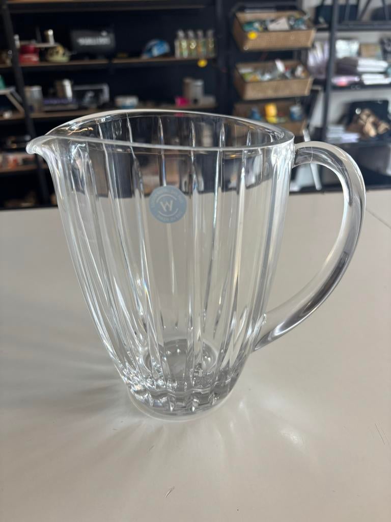 Wedgwood waterkan 24% loodkristal, Ophalen of Verzenden