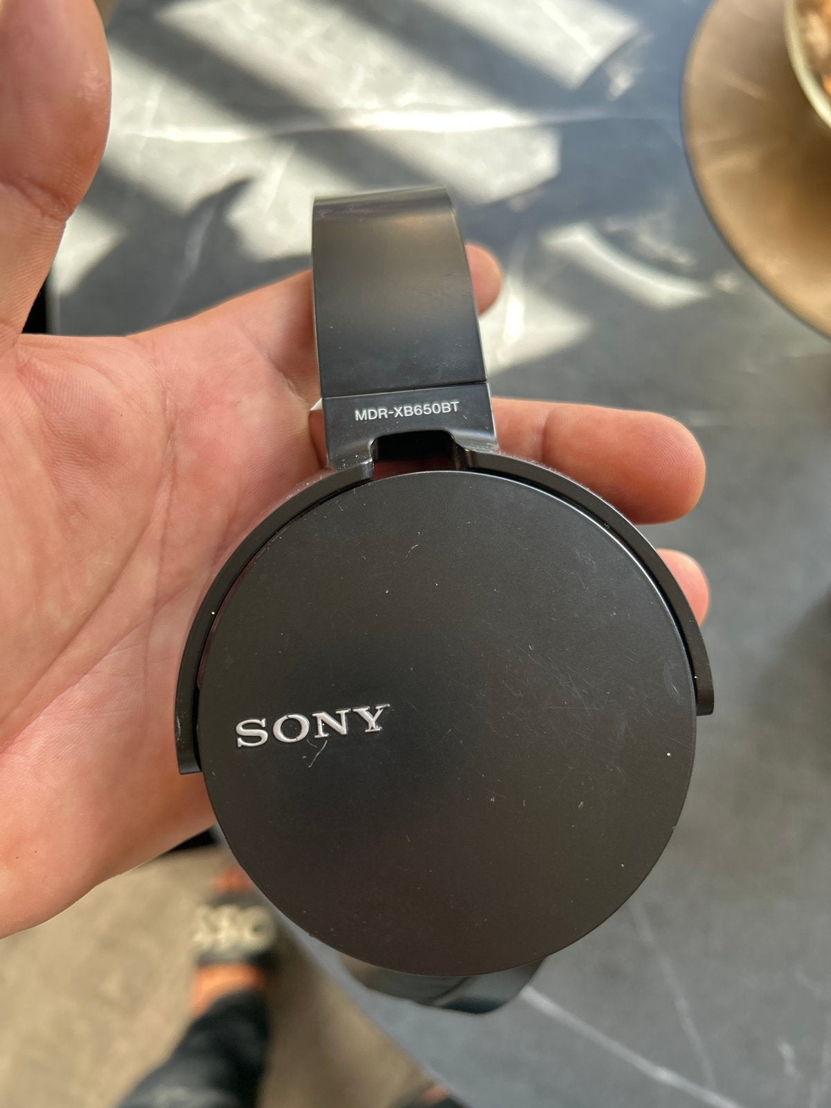 Sony MDR-XB650BT Draadloze On-ear Koptelefoon Zwart, Gebruikt, Bluetooth, On-ear, Ophalen of Verzenden