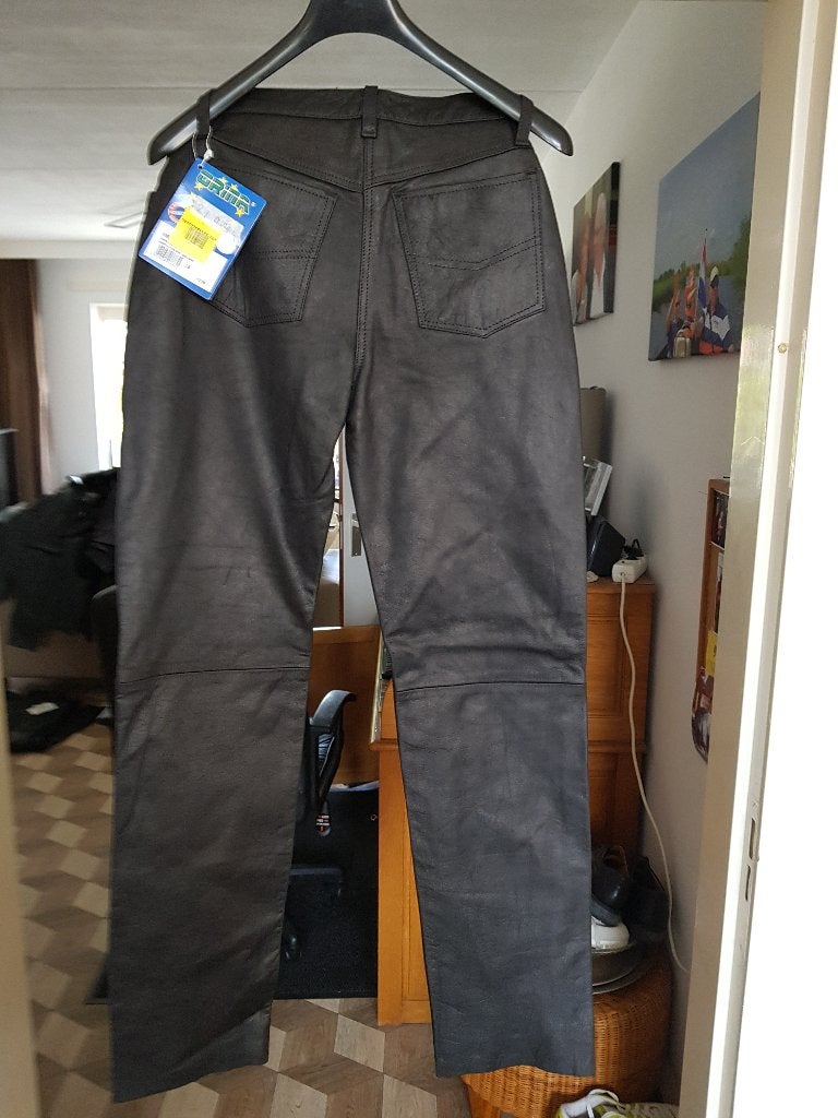 leren motorbroek ORINA maat 29 NIEUW, Motoren, Ophalen of Verzenden, Nieuw met kaartje, Broek | leer