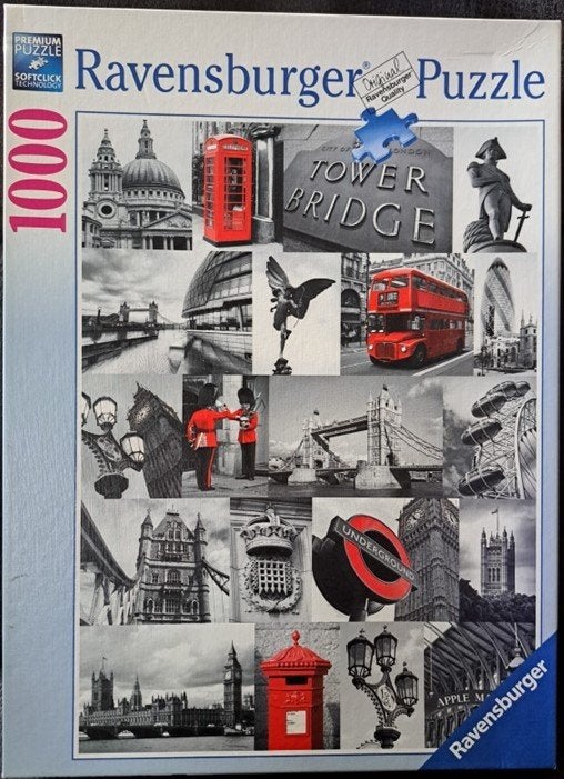 Ravensburger puzzel van Londen 1000 stukjes, Ophalen of Verzenden, 500 t/m 1500 stukjes, Zo goed als nieuw, Legpuzzel
