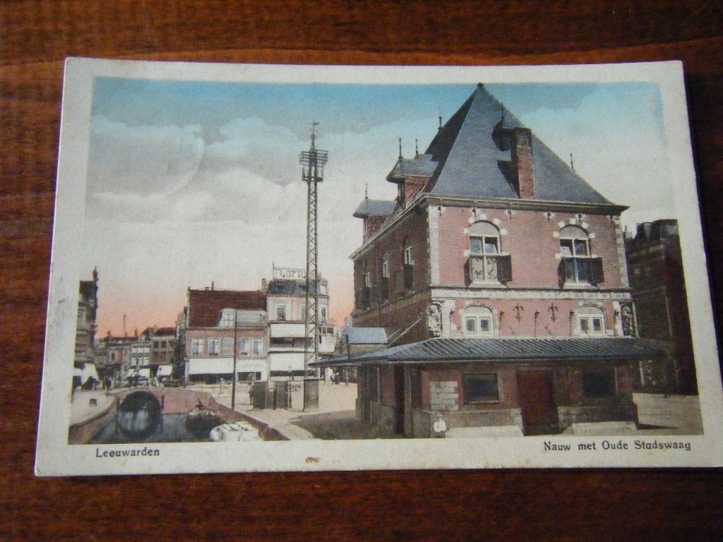 A42 - Leeuwarden - Waag - Mooi/Oud -  1919, Ophalen of Verzenden, Voor 1920, Friesland