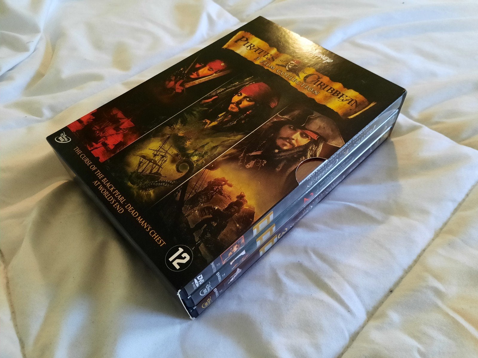 3 DVD boxset Pirates of the Caribbean, Actiekomedie, Boxset, Ophalen of Verzenden, Zo goed als nieuw