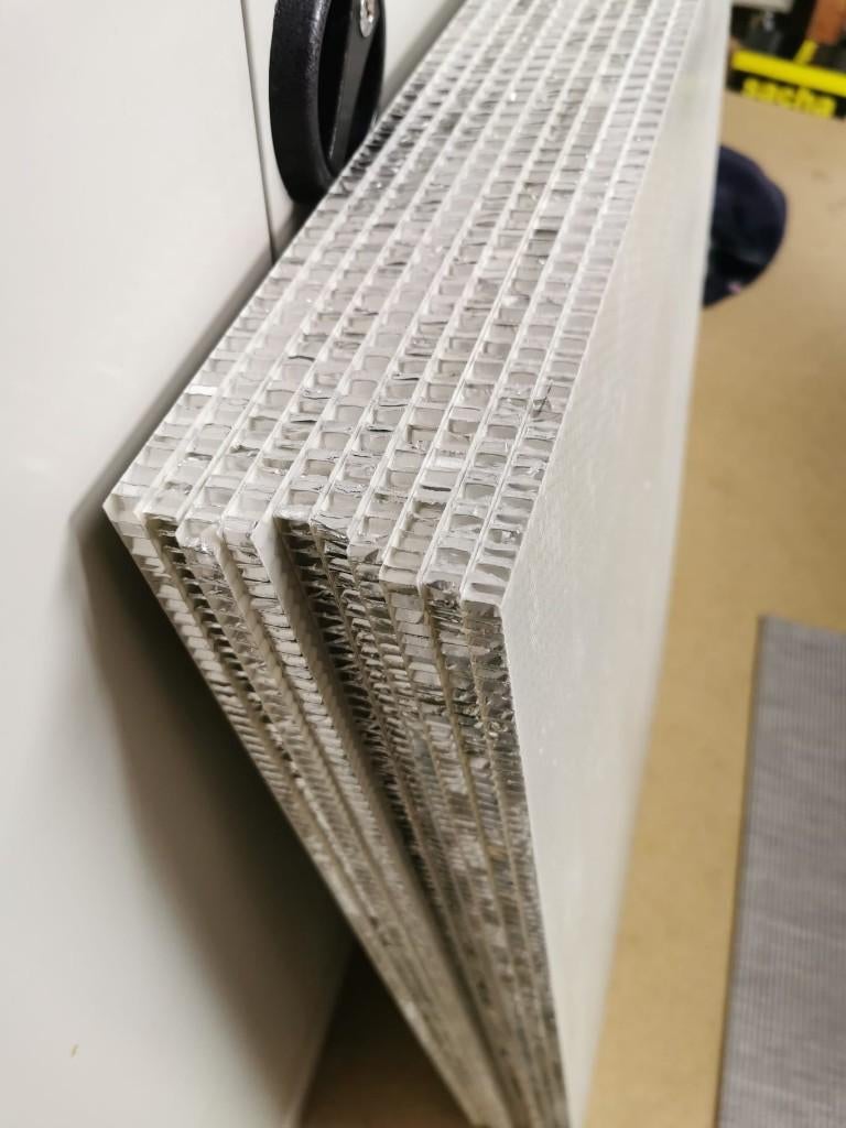 Aerospace honeycomb sandwichpanelen 1,7kg/m2, Doe-het-zelf en Verbouw, Platen en Panelen, Ophalen, Nieuw, Overige materialen, Minder dan 20 mm