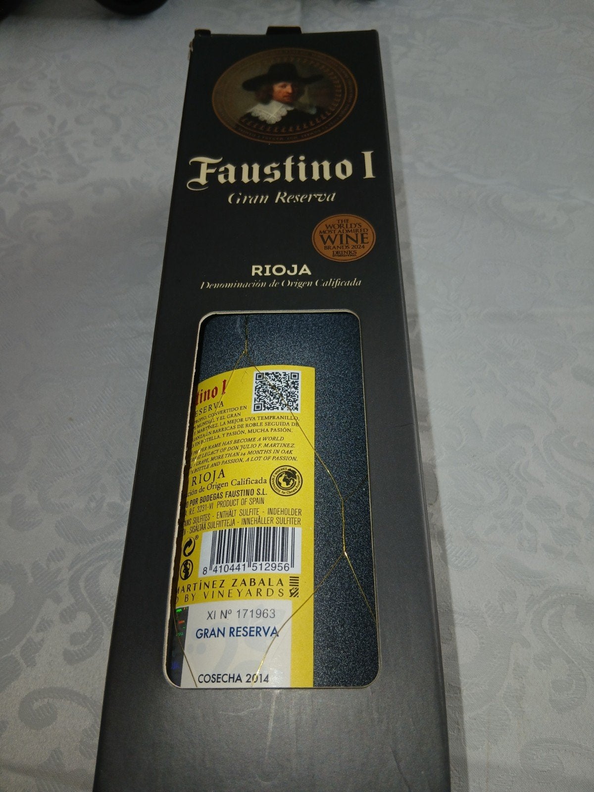 Faustino I Gran Reserva Rioja 2014 in geschenkverpakking, Spanje, Nieuw, Ophalen of Verzenden, Rode wijn