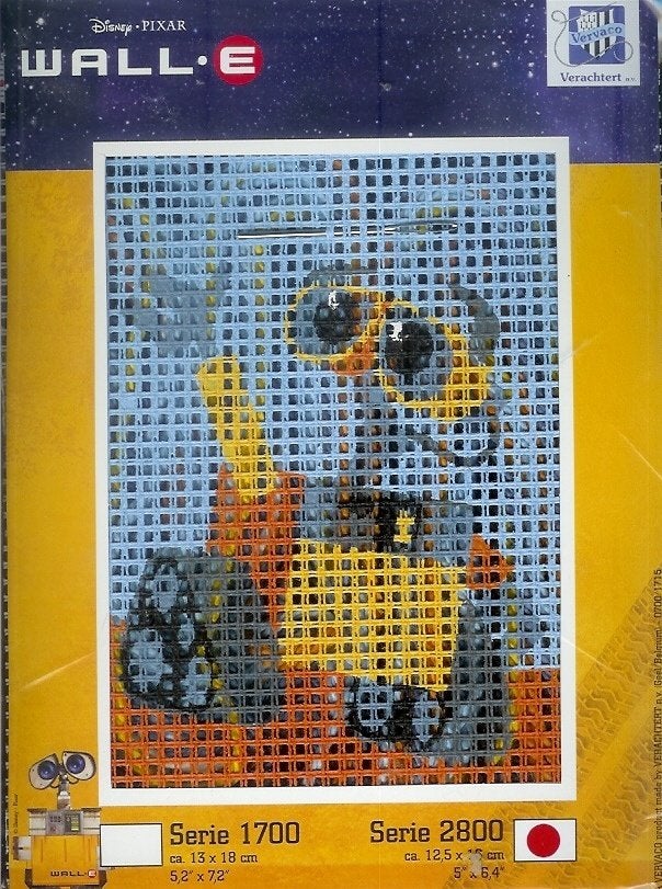 Cado wall.e voorbedrukt borduurstramien pakket, (GROF) 2800, Ophalen of Verzenden, Nieuw, Handborduren, Borduurpakket