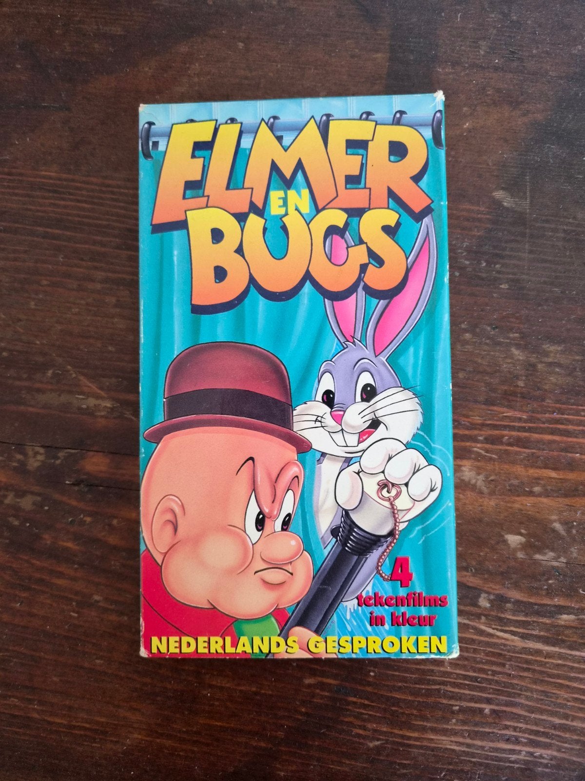 Elmer en Bugs VHS - Nederlands Gesproken Tekenfilms, Ophalen of Verzenden