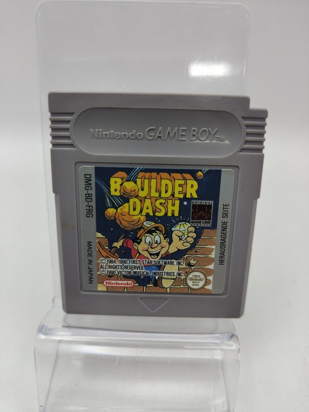 Boulder Dash Nintendo GameBoy Classic, Nintendo, Puzzel en Educatief, Gebruikt, 1 speler