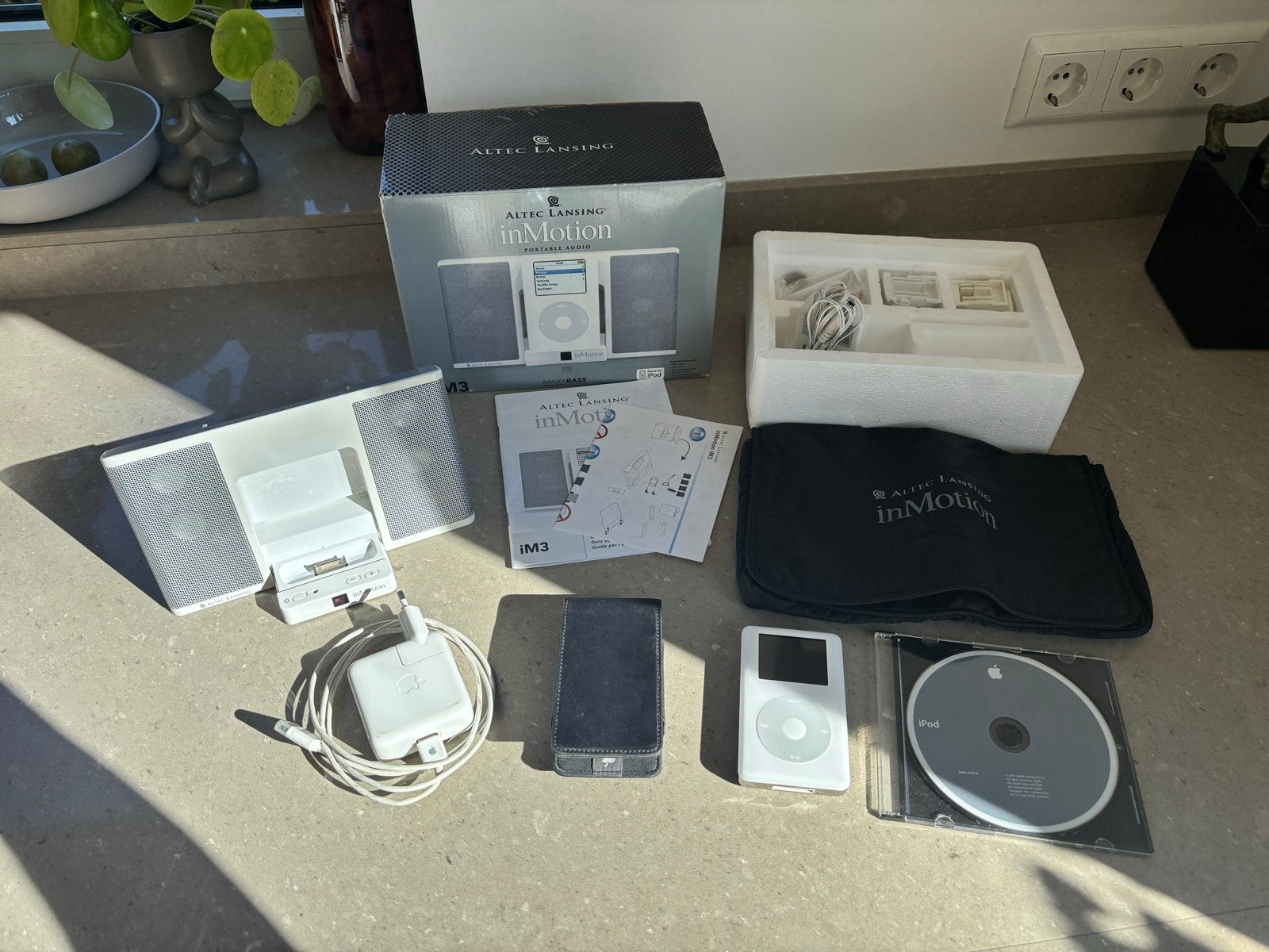 Apple iPod Classic met Altec Lansing inMotion iM3 speakers, Classic, Ophalen of Verzenden, Zo goed als nieuw, 20 tot 40 GB