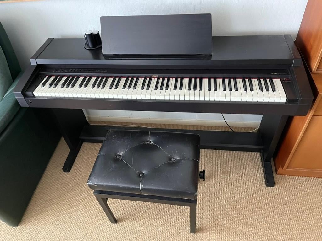 digitale piano Roland HP1300E, Ophalen, Gebruikt, Zwart, Digitaal
