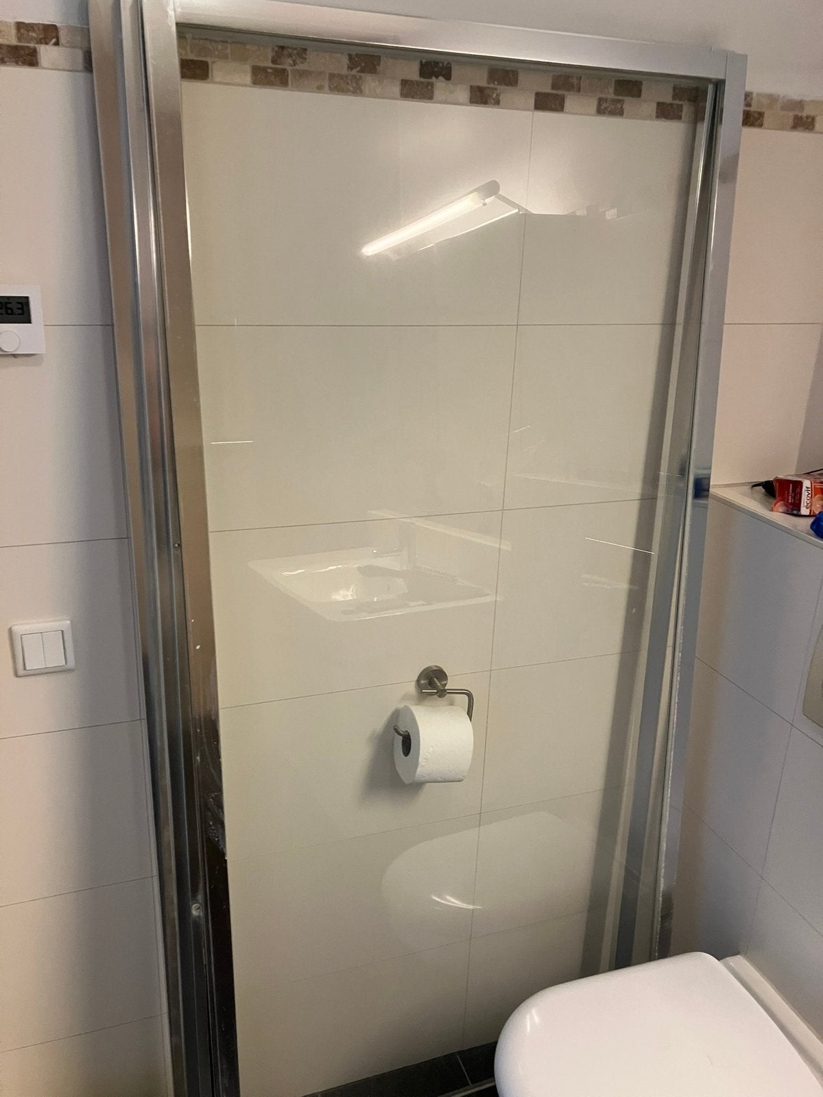 Douchewand 90 cm GRATIS, Ophalen, Gebruikt