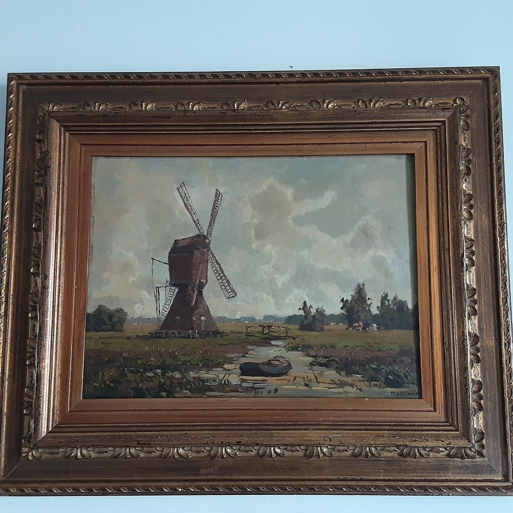 Polderlandschap, Ophalen of Verzenden