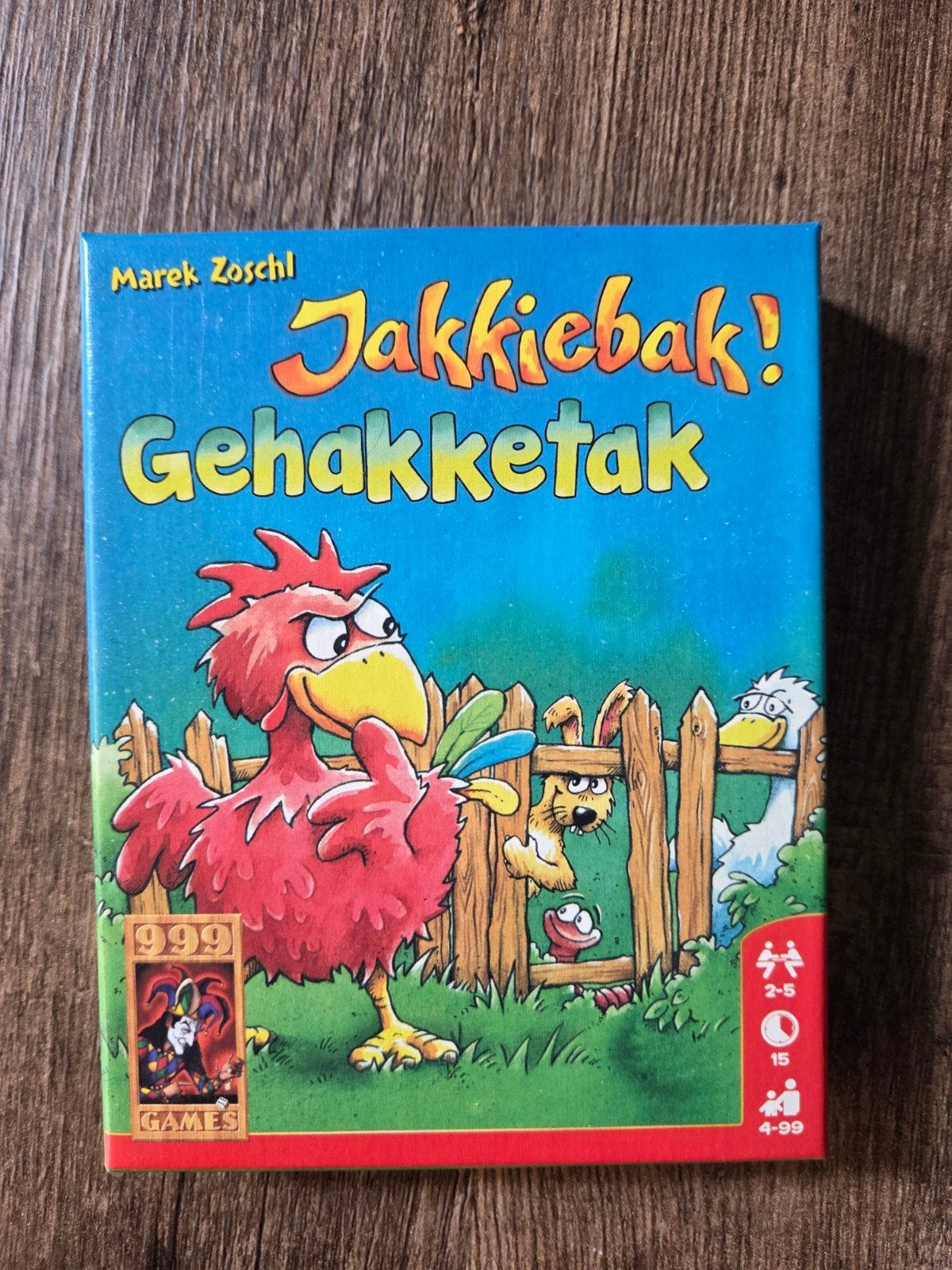 Jakkiebak! Gehakketak! Kaartspel 999 Games, Vijf spelers of meer, Ophalen of Verzenden, Nieuw, 999 Games