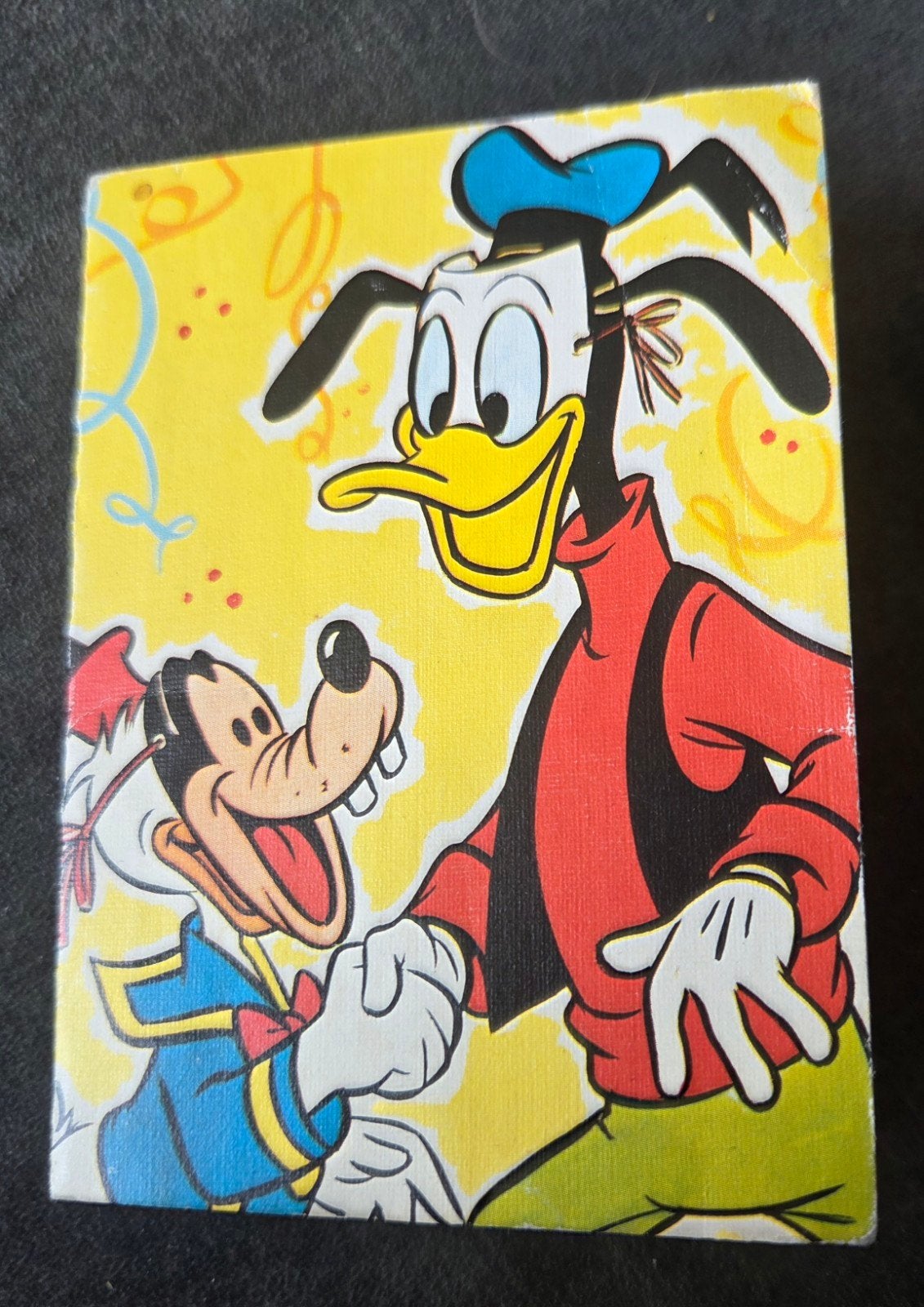 Donald Duck & Goofy Kalenderkaart 1977, Verzenden, 1960 tot 1980, Ongelopen, Kinderen