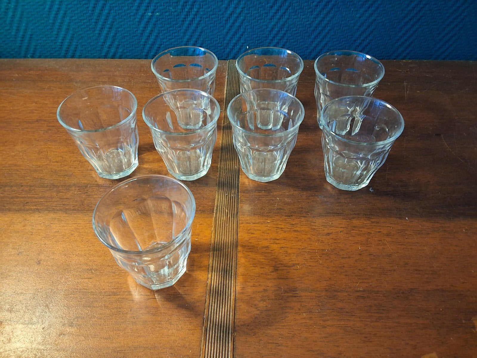 Duralex picardie 20 cl gehard glas 8x, Ophalen, Zo goed als nieuw, Overige typen