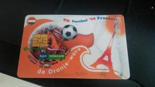 Telefoonkaart kpn wk voetbal 98 Frankrijk, Ophalen of Verzenden, Nederland