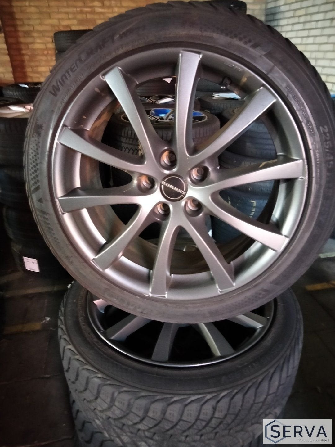 Winterwielenset Mercedes A-klasse vanaf 7-2018>, Ophalen, 18 inch, Gebruikt, -