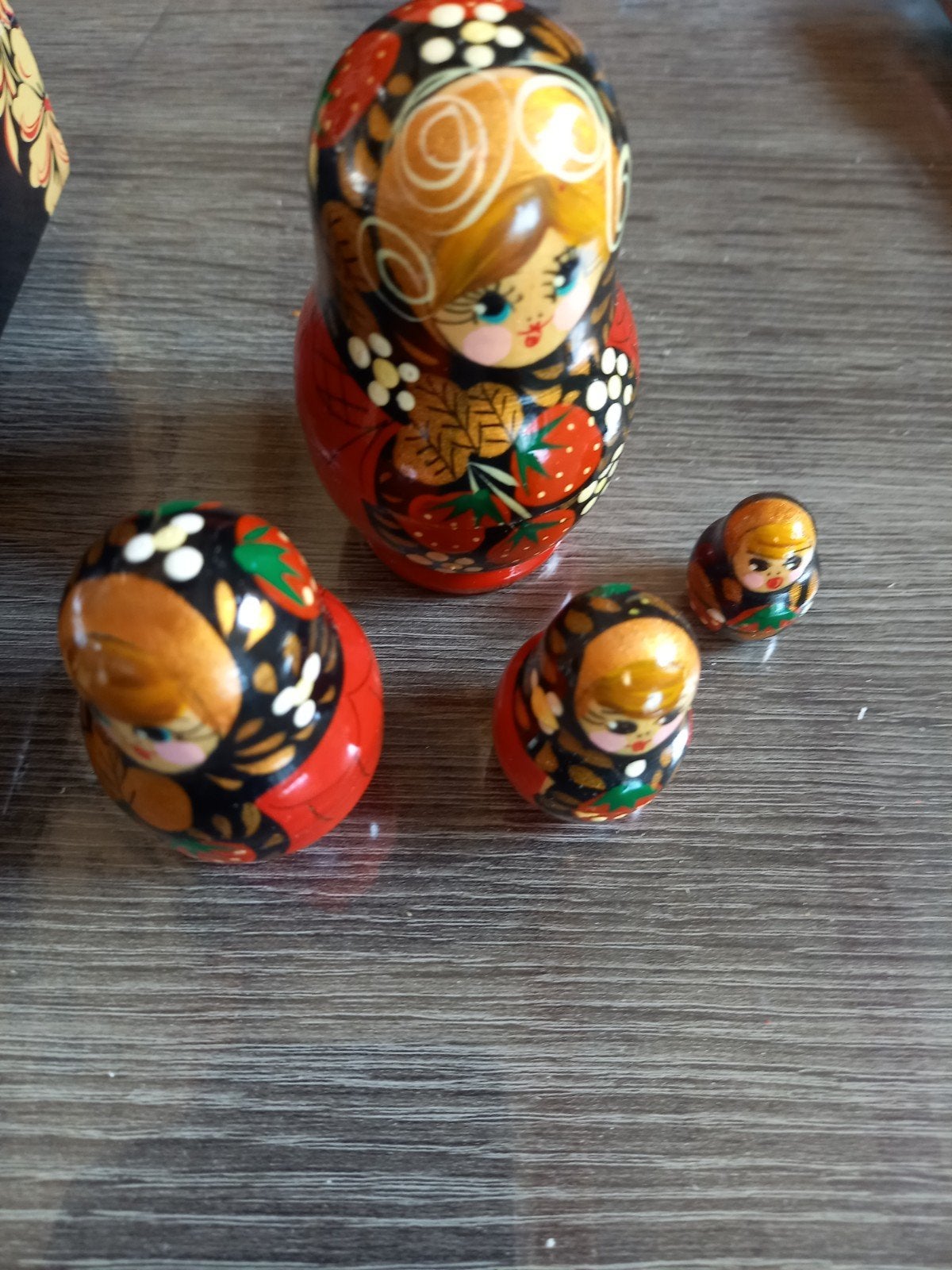 Matryoshka poppen in geschenktas, Ophalen of Verzenden, Zo goed als nieuw