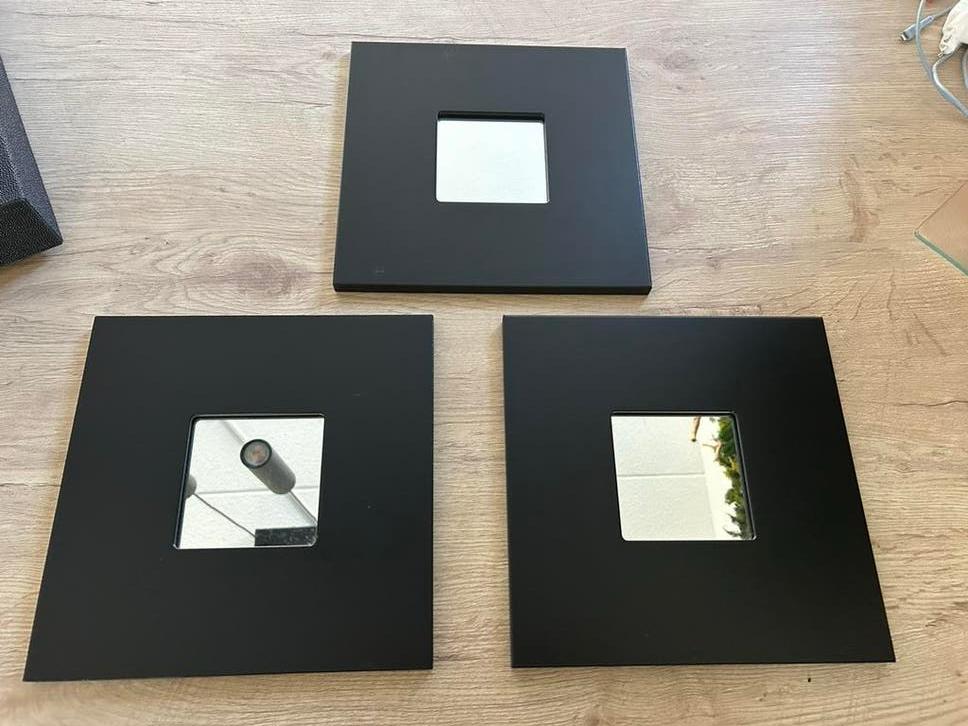 Spiegels 3x, Minder dan 50 cm, Ophalen of Verzenden, Zo goed als nieuw, Minder dan 100 cm