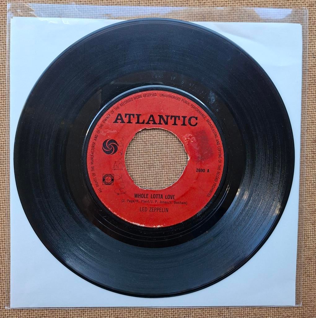 Led Zeppelin  - Whole lotta love  - Single is TOP, Cd's en Dvd's, Vinyl Singles, Verzenden, Gebruikt