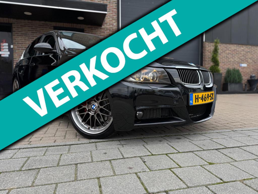 BMW 3-serie 330i M3 M-Pakket M-Sport 259PK Airco Navi Pan/Da, Achterwielaandrijving, Gebruikt, Zwart, 259 pk
