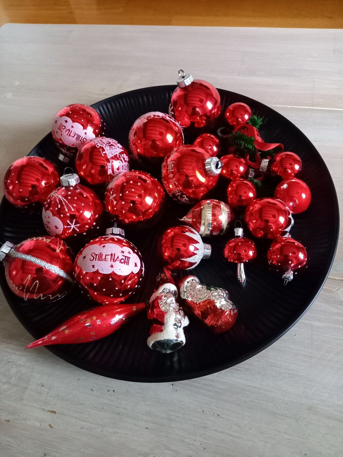 verschillende oude kerstballen, Ophalen, Gebruikt