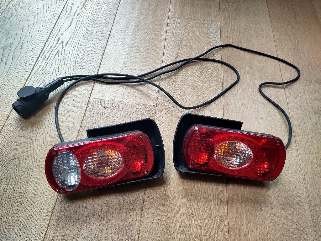 Verlichtingsset fietsendrager, Auto diversen, Fietsendragers, Ophalen, Gebruikt, Elektrische fiets, Fietsendrager-accessoire
