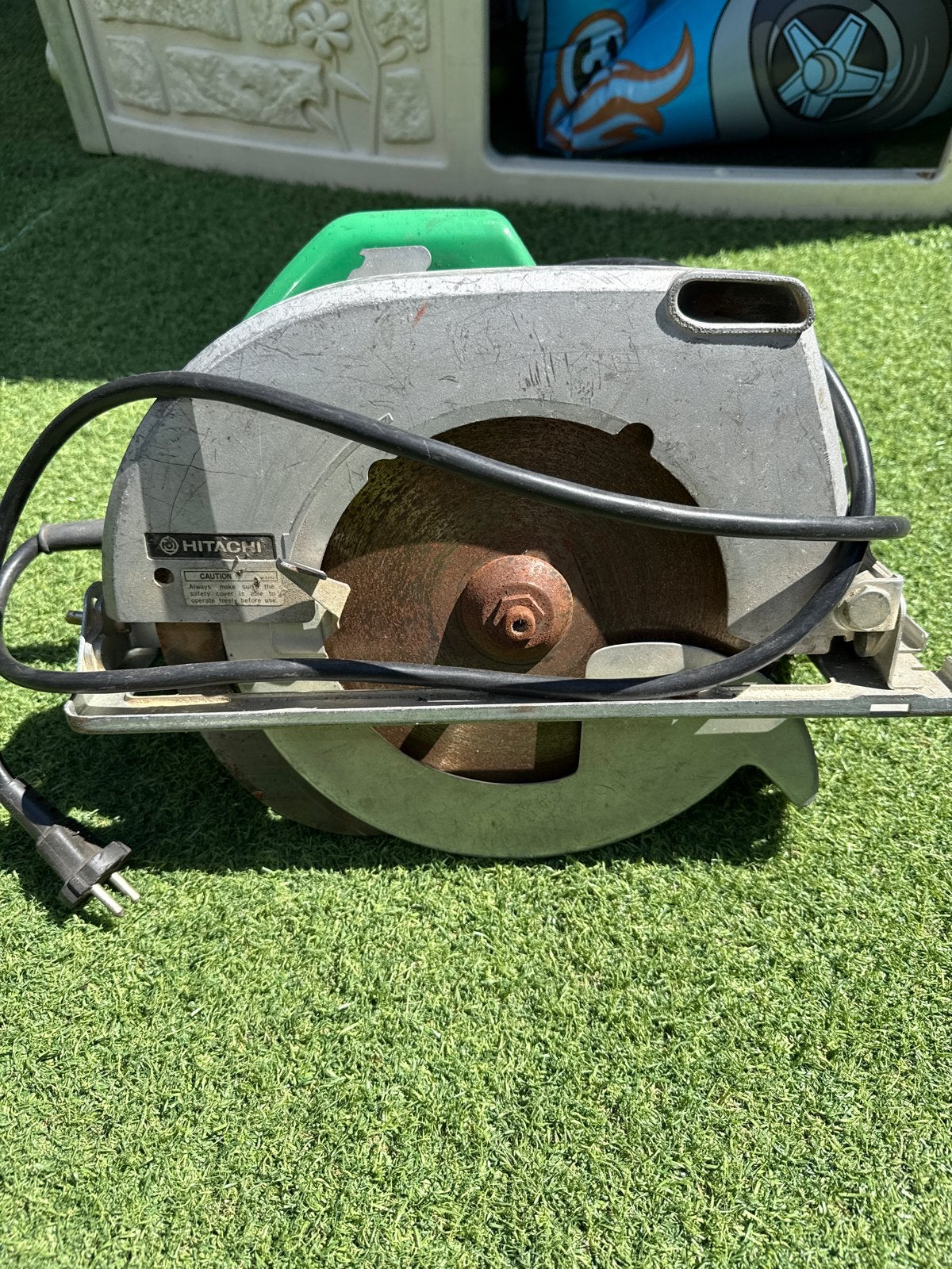 Hitachi Cirkelzaag 235mm - Krachtig en Betrouwbaar, Doe-het-zelf en Verbouw, Gereedschap | Zaagmachines, Ophalen, Gebruikt, Cirkelzaag