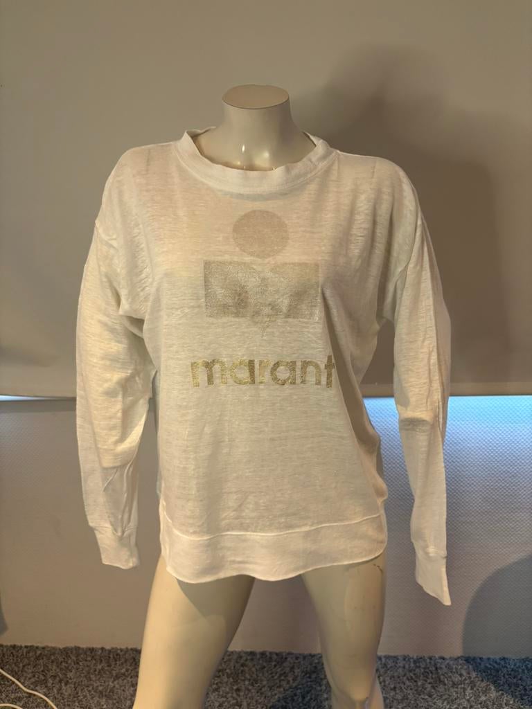 Isabel marant shirt maat xl, Kleding | Dames, T-shirts, Wit, Maat 46/48 (XL) of groter, Ophalen of Verzenden, Zo goed als nieuw