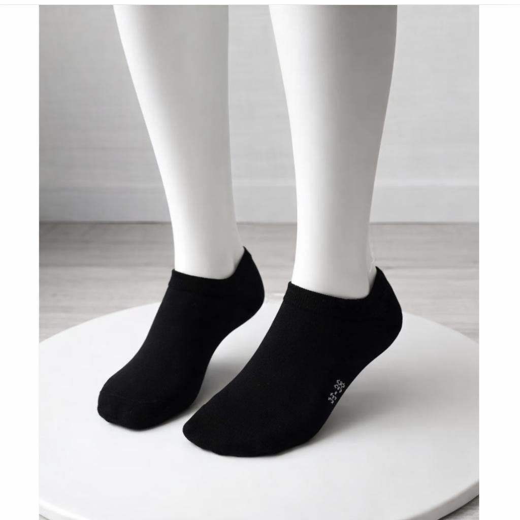 2 paar nieuwe zwarte sneakerssokken maat 35-38, Overige typen, Zwart, Maat 35 t/m 38, Nieuw