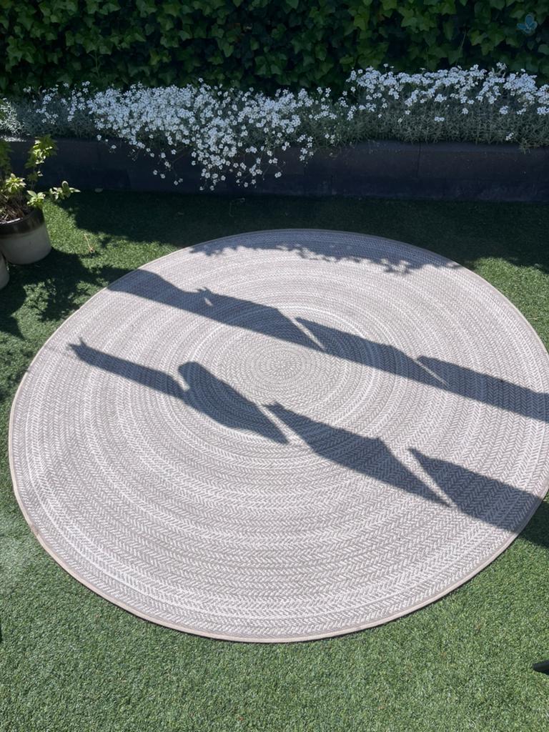 Rond buiten kleed 200x200, Ophalen of Verzenden, Zo goed als nieuw