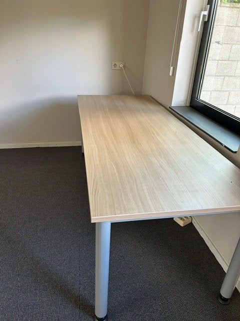 bureau's te koop, Ophalen, Hout, Zo goed als nieuw, Bureau-kast combinatie