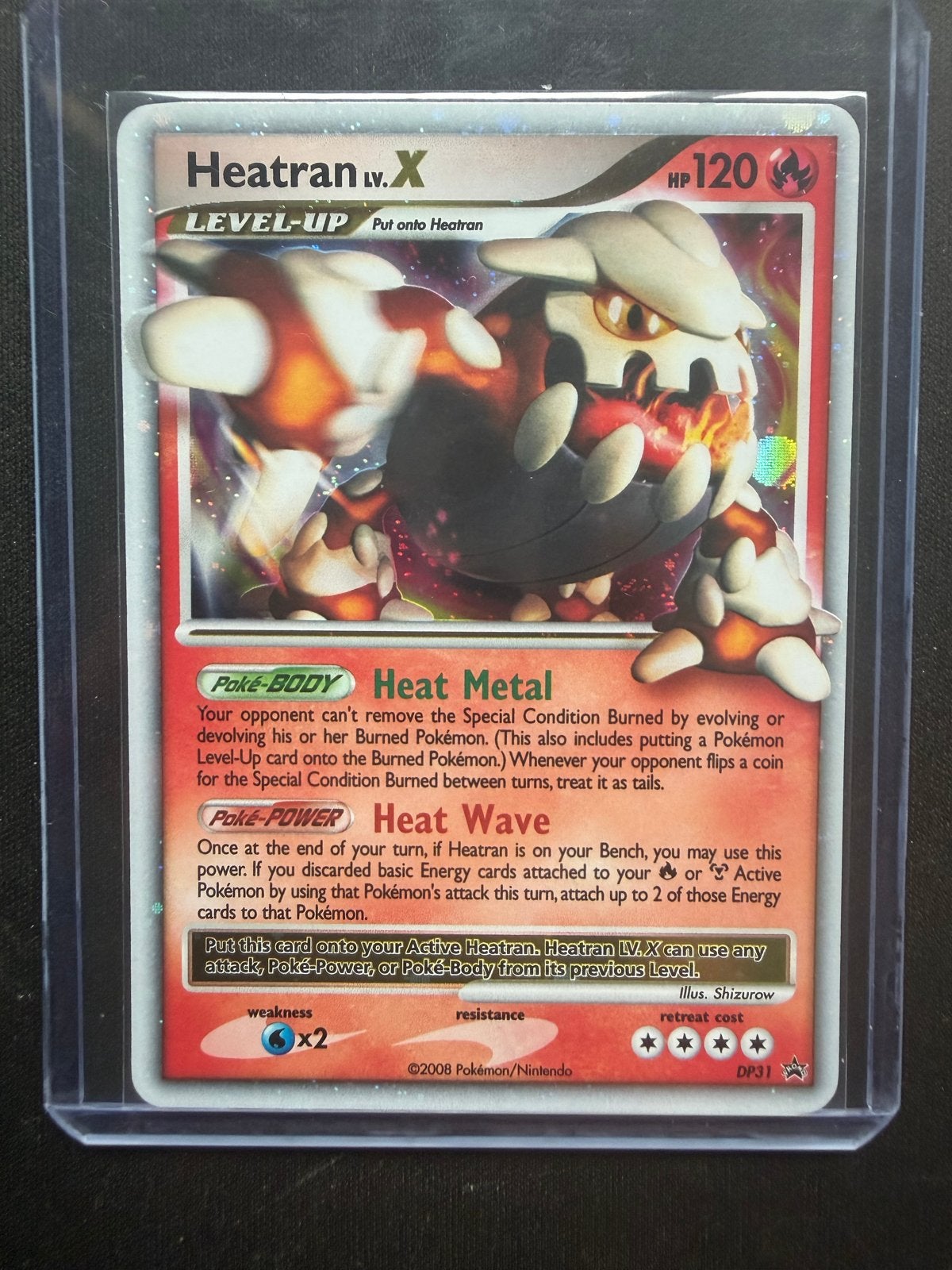 Heatran LV.X DP31, Ophalen of Verzenden, Zo goed als nieuw, Losse kaart, Foil
