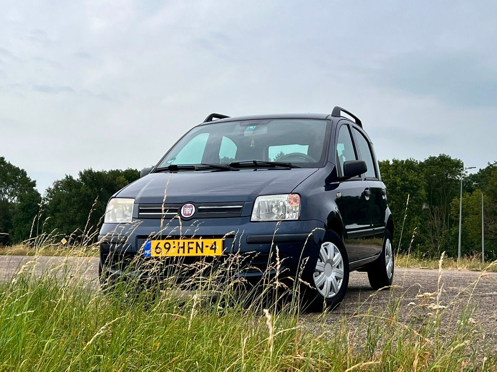 Fiat Panda 1.2 2008 Blauw Airco | Zuinig en betrouwbaar, Auto's, Fiat, Voorwielaandrijving, Radio, 1242 cc, Origineel Nederlands