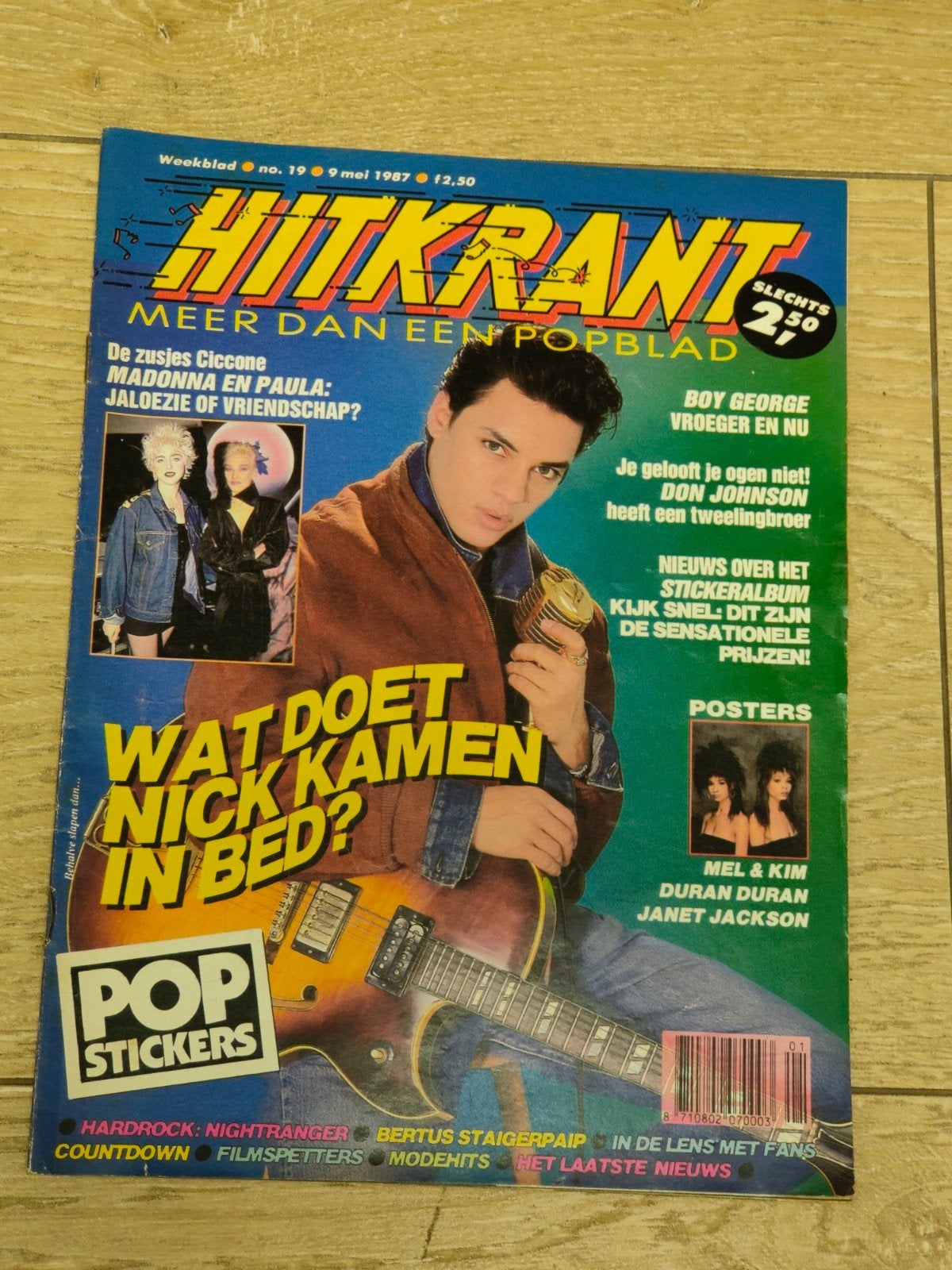 Hitkrant no.19 1987.3 Posters., Ophalen of Verzenden, 1980 tot heden, Nederland, Tijdschrift