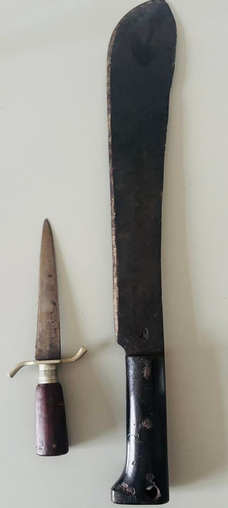 Machete Canadees en jacht dolk F Herder, Ophalen of Verzenden, Overige soorten
